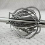 Close-up of the pernach openwork flanges and rounded head tip